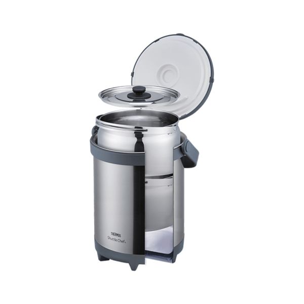 Термос с емкостью для еды THERMOS TCRA-6000 CS, 6 л, стальной, изображение 3