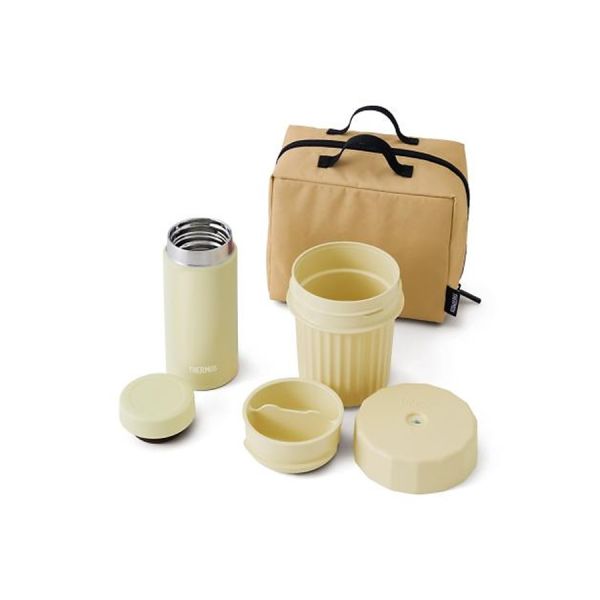 Ланч-набор THERMOS JEC-1000 BE, 0,8 л, песочный, Название цвета: Бежевый , Страна-производитель: КИТАЙ, изображение 2