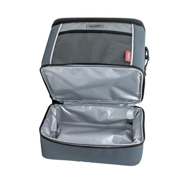 Термосумка THERMOS E5 DUAL Lunch Box, 9 л, серая, изображение 3