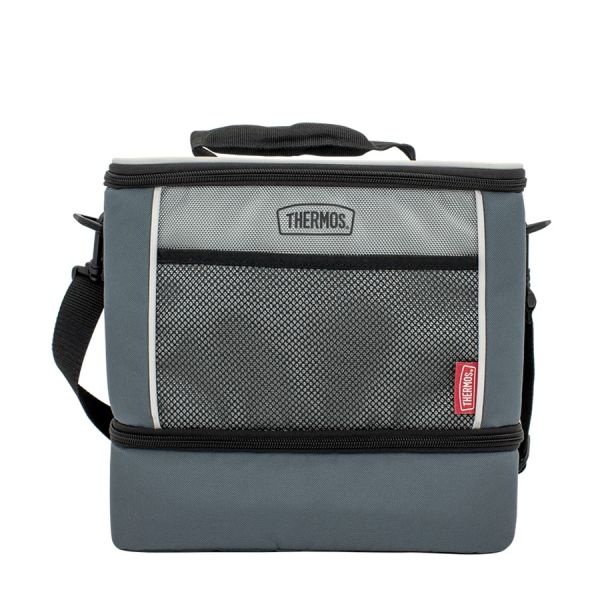 Термосумка THERMOS E5 DUAL Lunch Box, 9 л, серая