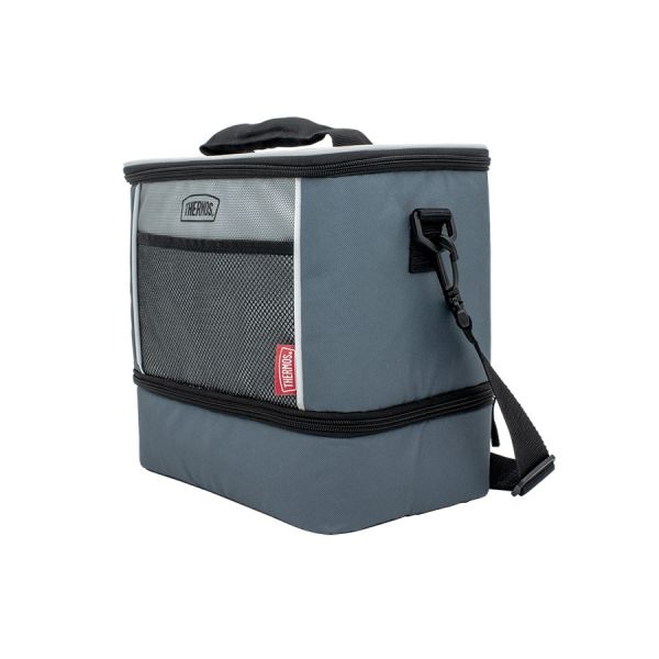 Термосумка THERMOS E5 DUAL Lunch Box, 9 л, серая, изображение 6