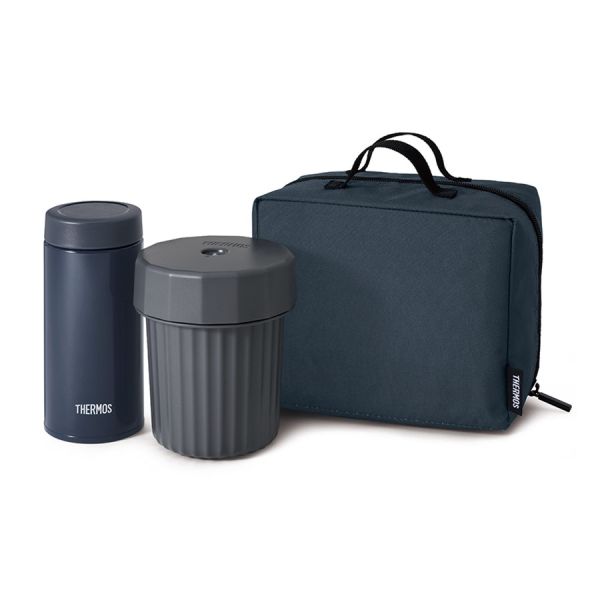 Ланч-набор THERMOS JEC-1000 NVY, 0,8 л, темно-синий, Название цвета: Тёмно-синий, Страна-производитель: КИТАЙ