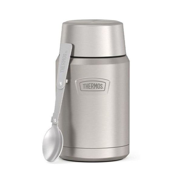 Термос из нерж. стали с ложкой тм THERMOS IS301MS 0.71L, Название цвета: Серебристый, Объем, л: 0.7, Варианты:  
