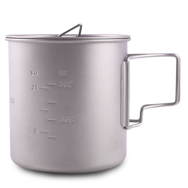 Кружкa с крышкой титановая T-Gear Titanium Mug With Lid 700, Объем, л: 0.7, Варианты:  , Страна-производитель: КИТАЙ, изображение 4