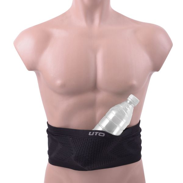 Пояс беговой UTO Multifunctional Running Waist Bag 925101 Черный (Black) L, Название цвета: черный, Размер: L, Варианты:  , Страна-производитель: ЮЖНАЯ КОРЕЯ, изображение 3