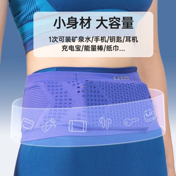 Пояс беговой UTO Multifunctional Running Waist Bag 925101 Темно-синий L, изображение 4
