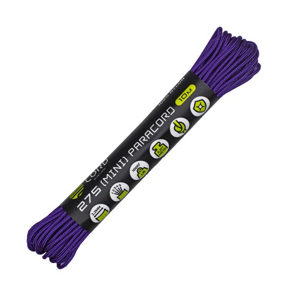 Паракорд 275 CORD 10м (purple), Название цвета: Фиолетовый, Товаров в упаковке, шт: 1