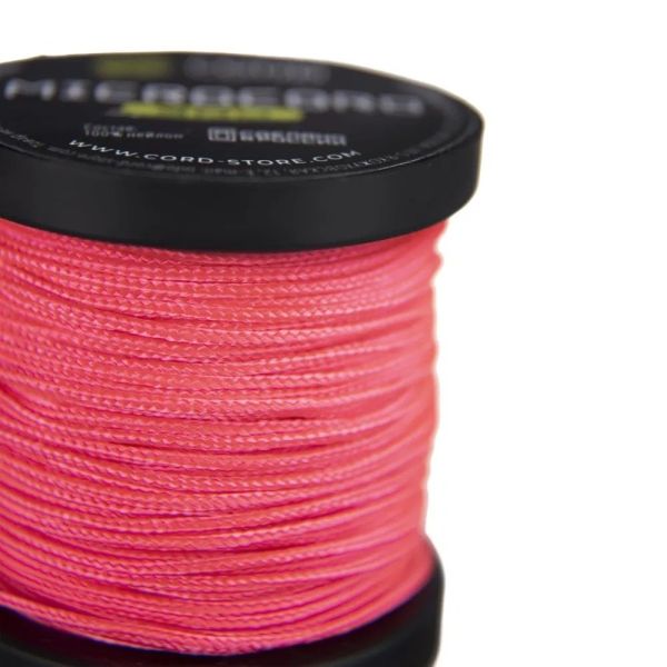 Микрокорд CORD катушка 30м, нейлон (neon pink), Название цвета: Розовый, Товаров в упаковке, шт: 1, Варианты:  , Страна-производитель: РОССИЯ