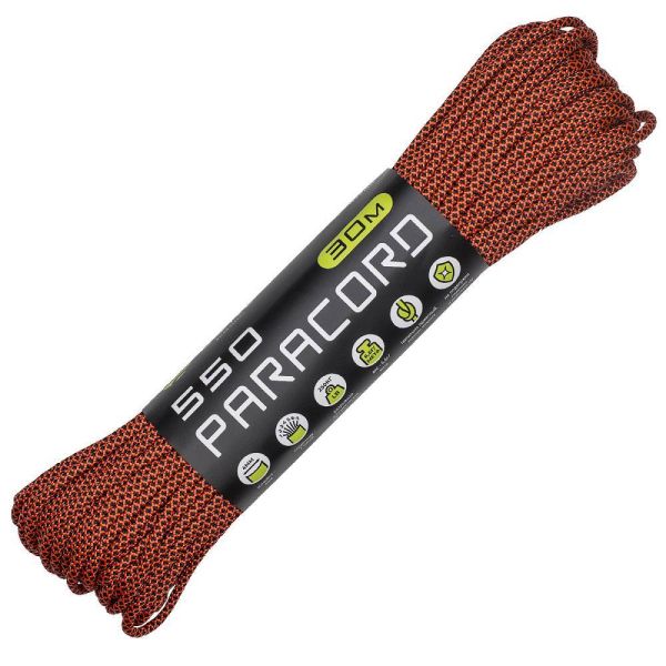 Паракорд 550 Cord 30м (neon orange snake)