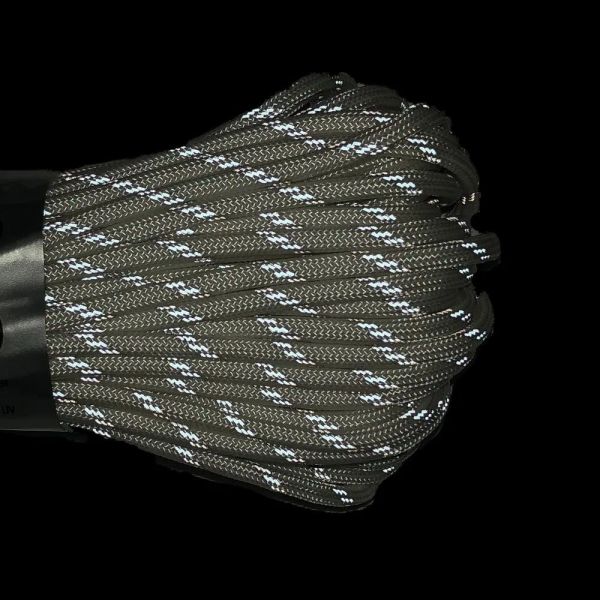 Паракорд 550 Cord 30м световозвращающий (white), Название цвета: белый, Товаров в упаковке, шт: 1, Страна-производитель: РОССИЯ, изображение 5