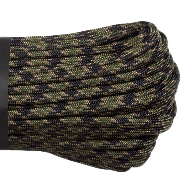 Паракорд 550 CORD nylon 10м RUS (forest camo), Название цвета: Черный / Бежевый / Темно-зеленый, Товаров в упаковке, шт: 1, Варианты:  , Страна-производитель: РОССИЯ, изображение 2