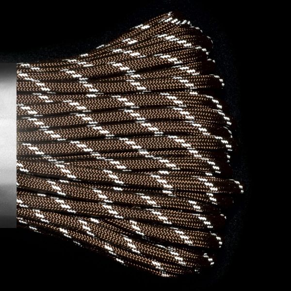 Паракорд 550 CORD nylon 10м RUS световозвращающий (brown), Название цвета: Коричневый, Товаров в упаковке, шт: 1, Варианты:  , Страна-производитель: РОССИЯ, изображение 3