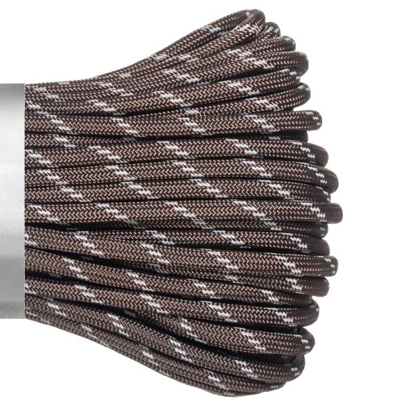 Паракорд 550 CORD nylon 10м RUS световозвращающий (brown), Название цвета: Коричневый, Товаров в упаковке, шт: 1, Варианты:  , Страна-производитель: РОССИЯ, изображение 2
