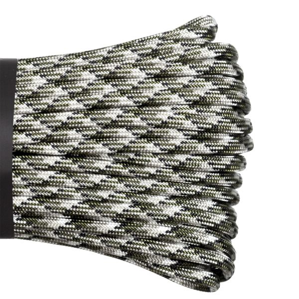 Паракорд 550 CORD nylon 30м RUS (siberian camo), Название цвета: Зелёно-белый, Товаров в упаковке, шт: 1, Варианты:  , Страна-производитель: РОССИЯ, изображение 2