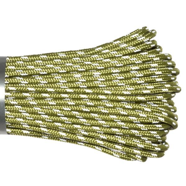 Паракорд 275 (мини) CORD nylon 30м RUS световозвращающий (moss), Название цвета: Оливковый, Товаров в упаковке, шт: 1, Варианты:  , Страна-производитель: РОССИЯ, изображение 2