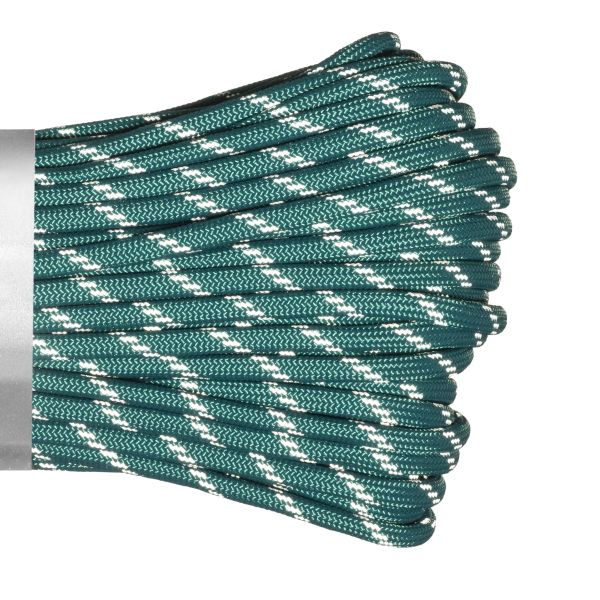 Паракорд 550 CORD nylon 30м RUS световозвращающий (aquamarine), Название цвета: Бирюзовый, Товаров в упаковке, шт: 1, Варианты:  , Страна-производитель: РОССИЯ, изображение 2