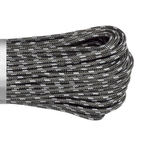 Паракорд 275 (мини) CORD nylon 30м RUS световозвращающий (graphite), Название цвета: Тёмно-серый, Товаров в упаковке, шт: 1, Варианты:  , Страна-производитель: РОССИЯ, изображение 2