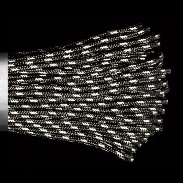 Паракорд 275 (мини) CORD nylon 30м RUS световозвращающий (graphite), Название цвета: Тёмно-серый, Товаров в упаковке, шт: 1, Варианты:  , Страна-производитель: РОССИЯ, изображение 4