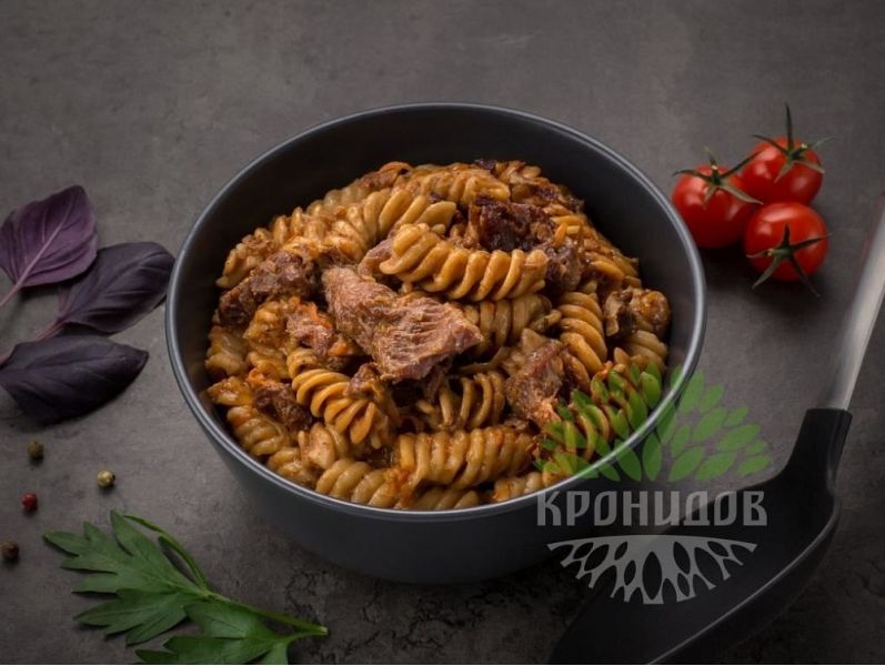 Готовое блюдо "Говядина с макаронами" 250 г. (Кронидов), изображение 12