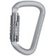 Карабин альпинистский Camp D PRO-3LOCK, D-образная форма, автоматический замок, сталь