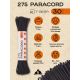 Паракорд 275 T-Gear x CORD nylon 30м (Black), Название цвета: черный, Страна-производитель: РОССИЯ
