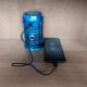 Кемпинговый фонарь аккумуляторный с солнечной батареей и пауэрбанком / USB Type-C / синий, изображение 5