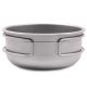 Миска с ручками титановая T-Gear Titanium Bowl 350, Объем, л: 0.35, Варианты:  , Страна-производитель: КИТАЙ, изображение 3