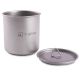 Кружкa с крышкой титановая T-Gear Titanium Mug With Lid 500, Объем, л: 0.5, Варианты:  , Страна-производитель: КИТАЙ, изображение 4