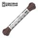 Паракорд 275 (мини) CORD nylon 10м RUS световозвращающий (bordo), Название цвета: Бордовый, Товаров в упаковке, шт: 1, Варианты:  , Страна-производитель: РОССИЯ