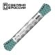 Паракорд 275 (мини) CORD nylon 10м RUS световозвращающий (aquamarine), Название цвета: Голубой, Товаров в упаковке, шт: 1, Варианты:  , Страна-производитель: РОССИЯ