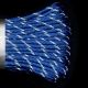 Паракорд 550 CORD nylon 10м RUS световозвращающий (ultramarine blue), Название цвета: Голубой, Товаров в упаковке, шт: 1, Варианты:  , Страна-производитель: РОССИЯ, изображение 3