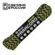 Паракорд 550 CORD nylon 30м RUS (galaxy), Название цвета: Черный / Салатовый / Красный, Товаров в упаковке, шт: 1, Варианты:  , Страна-производитель: РОССИЯ