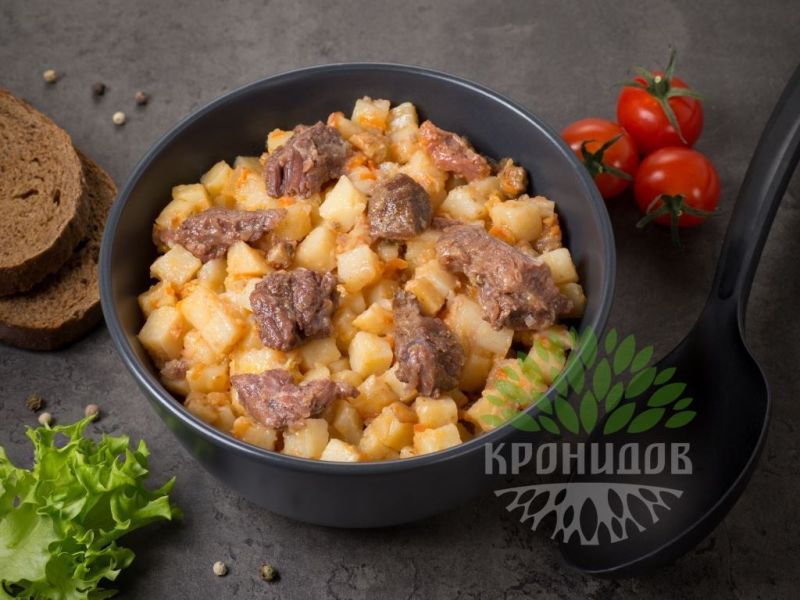 Готовое блюдо "Картофель с говядиной" 300г. (Кронидов), изображение 2