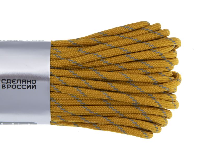 Паракорд 550 CORD nylon 10м RUS световозвращающий (gold), Название цвета: Золотой, Товаров в упаковке, шт: 1, Варианты:  , Страна-производитель: РОССИЯ, изображение 2