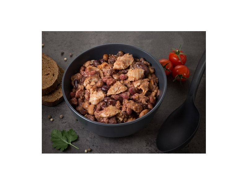 Готовое блюдо "Свинина с фасолью" 250 г. (Кронидов), изображение 5